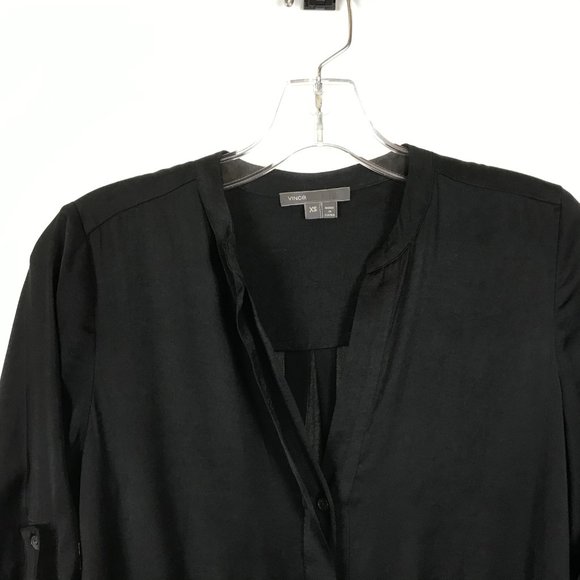 Womens Size XS Vince Popover Tunic Dress in Black - Picture 3 of 5